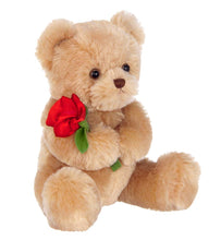 Load image into Gallery viewer, Valentines Plush Stuffed Animal Teddy Bear with Rose