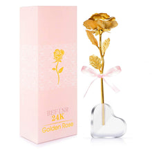 Load image into Gallery viewer, 24K Rose Flower, Best Gift for Valentines Day