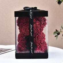 Load image into Gallery viewer, Artificial Flowers Rose Teddy Bear