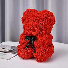 Load image into Gallery viewer, Artificial Flowers Rose Teddy Bear