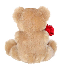 Load image into Gallery viewer, Valentines Plush Stuffed Animal Teddy Bear with Rose
