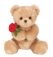 Load image into Gallery viewer, Valentines Plush Stuffed Animal Teddy Bear with Rose
