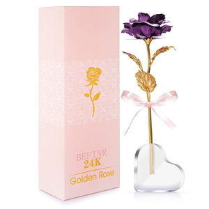 24K  Rose Flower, Best Gift for Valentines Day