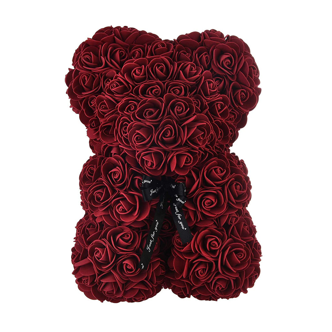 Artificial Flowers Rose Teddy Bear