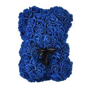 Artificial Flowers Rose Teddy Bear